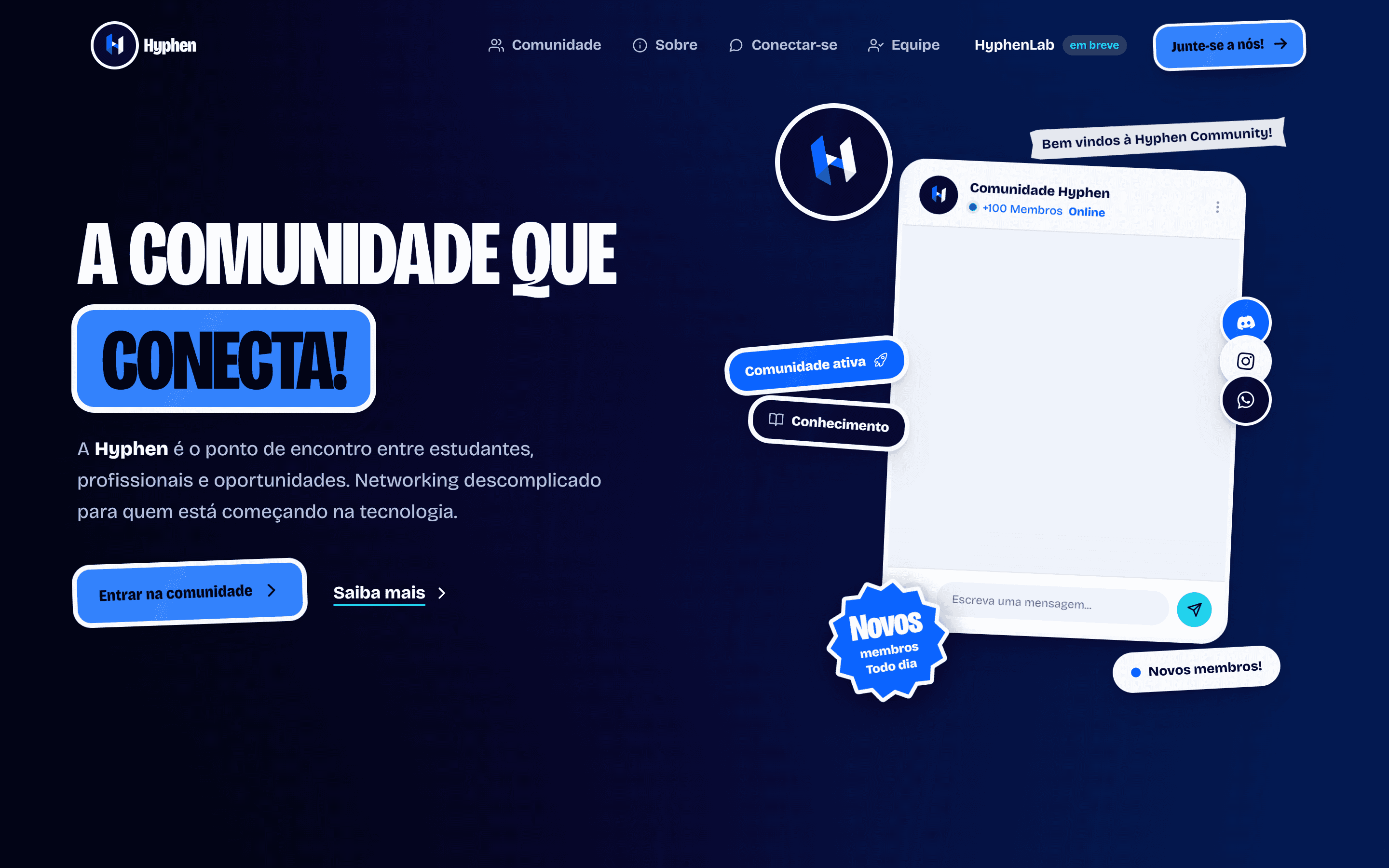HypheHub home page